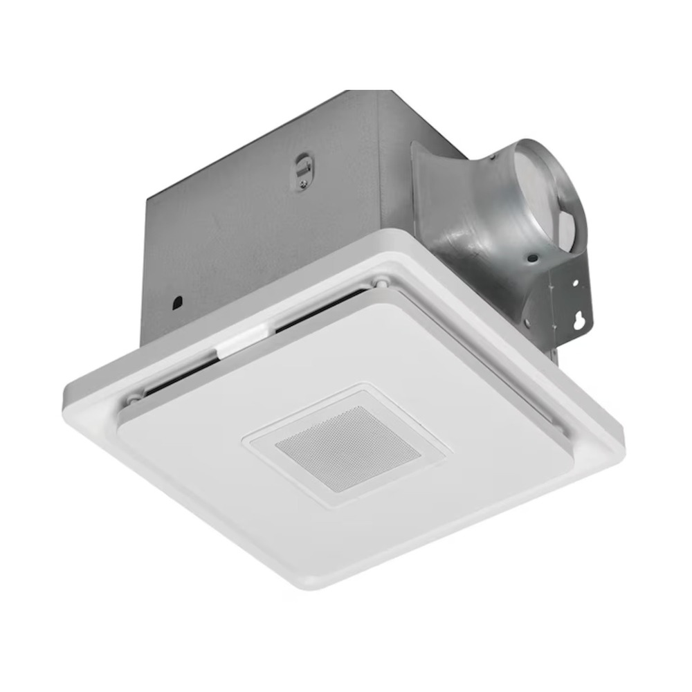 Homewerks 1.5-Sone 110-CFM White light Bluetooth Compatibility Bathroom Fan